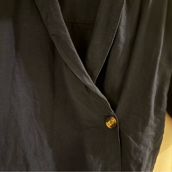 Deiji Studios Asymmetrical Top — BLUE - Picture 13 of 14